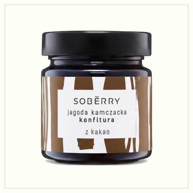 Soberry konfitura jagoda kamczacka z kakao zdrowy zamiennik nutelli rzemieślniczy