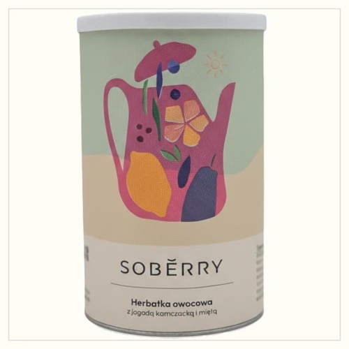 Soberry herbatka owocowa z jagodą kamczacką i liśćmi mięty susz naturalny