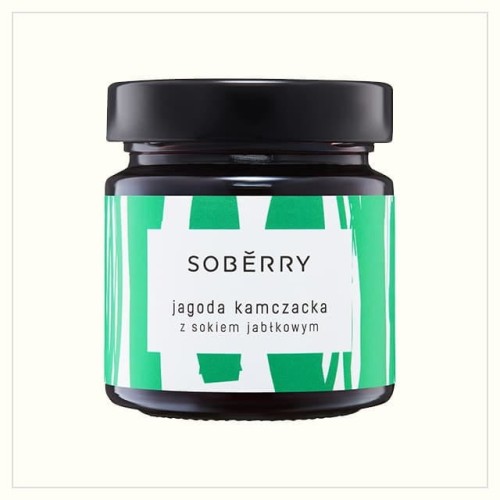 Soberry konfitura jagoda kamczacka słodzona sokiem jabłkowym bez cukru