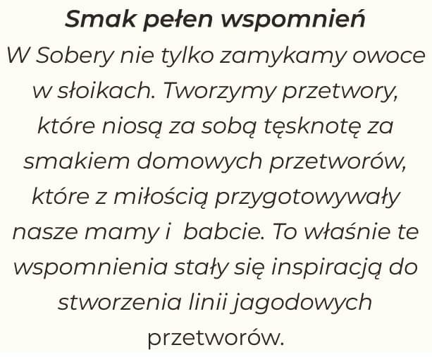 Smak pełen wspomnień jagoda kamczacka